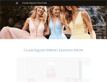 Tablet Screenshot of glamsquadaz.com